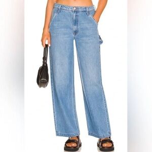 NWT MOTHER Snacks Fun Dip Utility Jeans